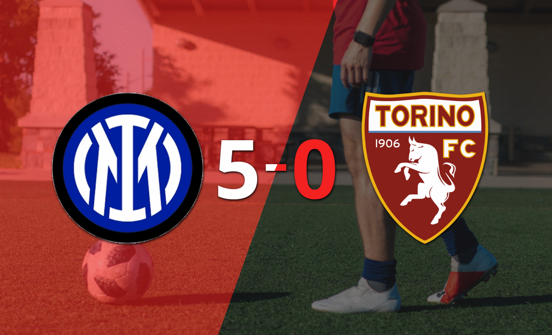 Inter derrotó sin complicaciones a Torino con doblete de Marcus Thuram