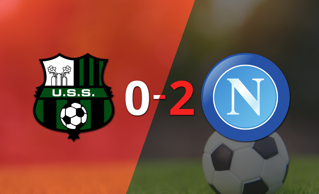 Con dos tantos, Napoli derrotó a Sassuolo en su casa