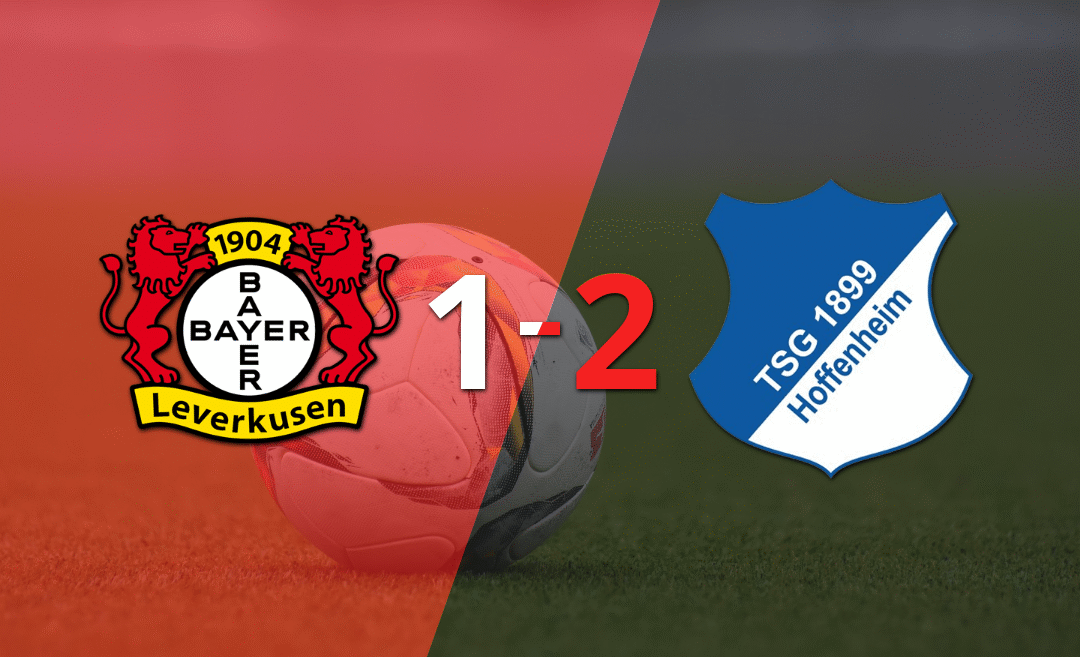 Hoffenheim supera por 2-1 a Bayer Leverkusen tras dar vuelta el partido