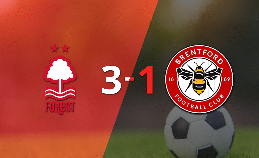 Doblete de Chris Wood guió el triunfo de Nottingham Forest sobre Brentford