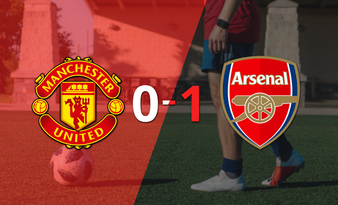 Solitario gol le da triunfo 1-0 a Arsenal sobre Manchester United