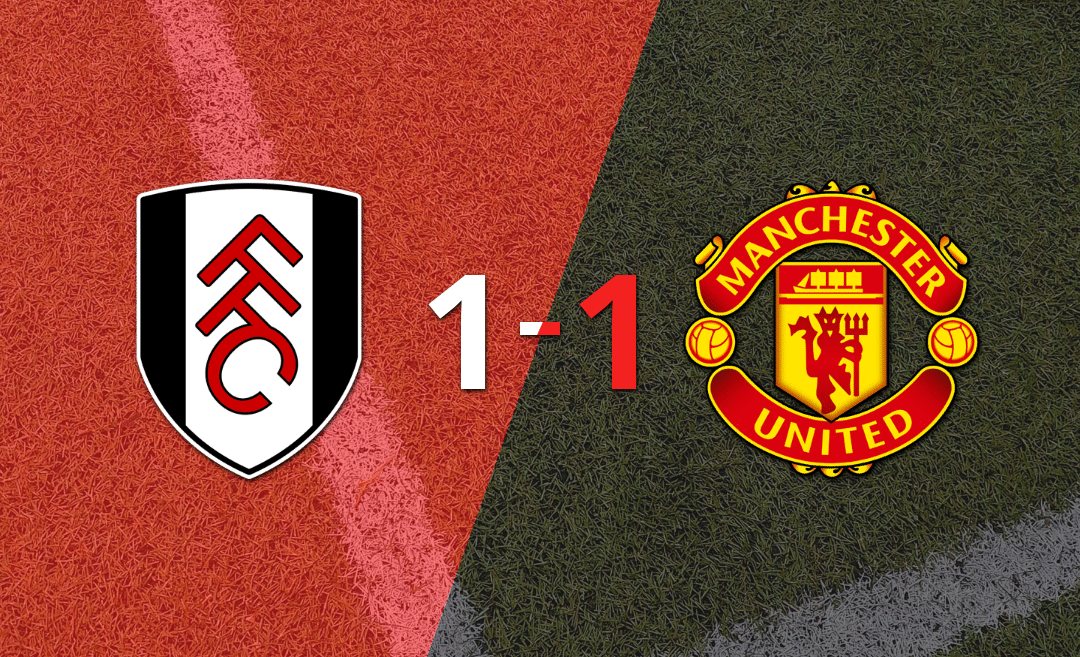 Fulham y Manchester United empataron 1 a 1