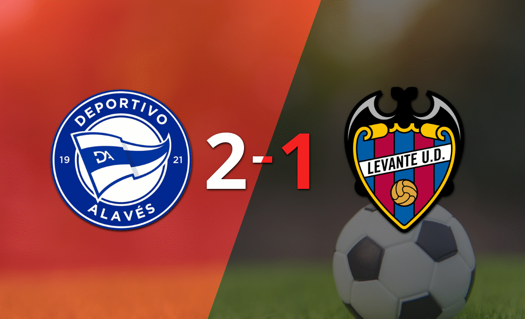Con un gol agónico, Alavés venció a Levante por 2 a 1