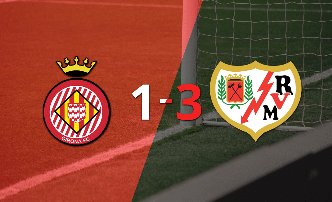 La destacada actuación de Rayo Vallecano quedó reflejada en su victoria por 3 a 1 sobre Girona