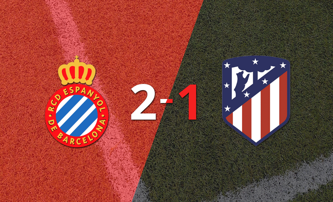 Espanyol le dio vuelta el partido a Atlético de Madrid con un 2-1