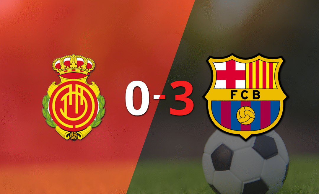 Una gran actuación de Barcelona le da la victoria por 3 a 0 ante Mallorca