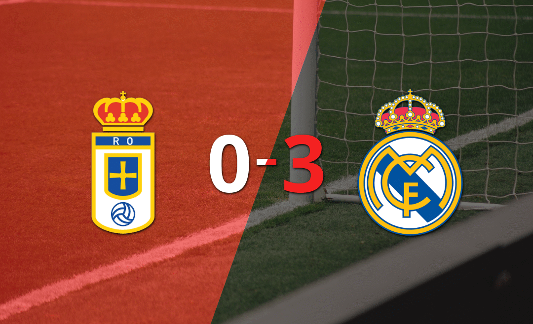 Real Madrid golea 3-0 a Real Oviedo y Kylian Mbappé firma doblete