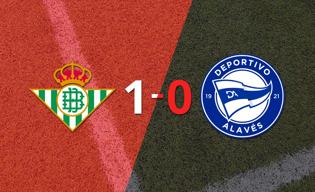 Betis le ganó 1-0 a Alavés