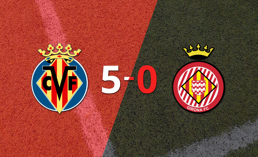 Con triplete y gran actuación de Tajon Buchanan, Villarreal goleó a Girona