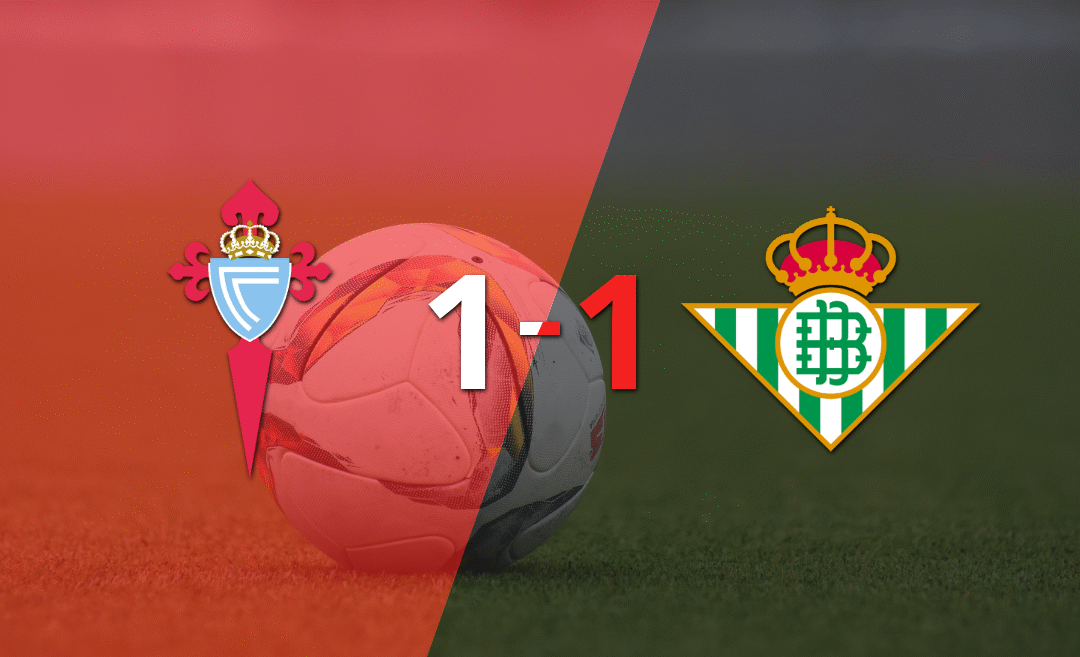 Celta y Betis igualaron 1 a 1